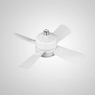 Світлодіодна люстра з вентилятором/Лампа-вентилятор LED патрон Socket Fanlight 1000 лм - зображення 4