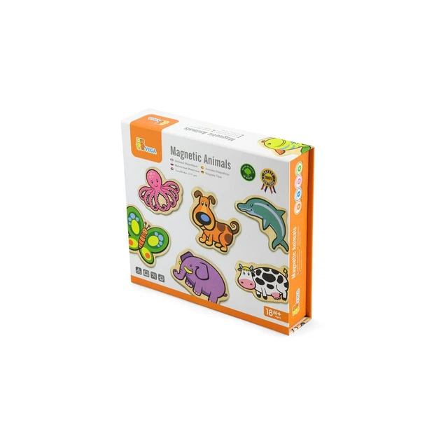Ігровий набір Viga Toys Набір магнітів Звірята 20 шт (58923N) - зображення 2
