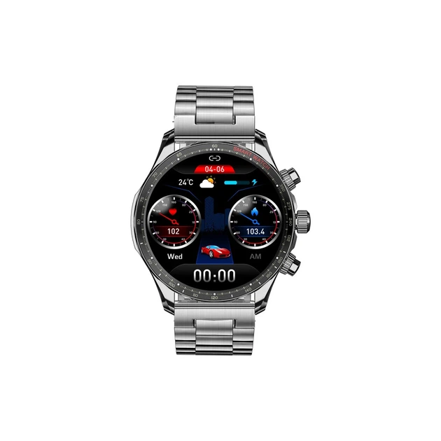 Смарт-часы Globex Smart Watch Titan (silver) - Фото 2 Смарт-часы Globex Smart Watch Titan (silver) - изображение 2