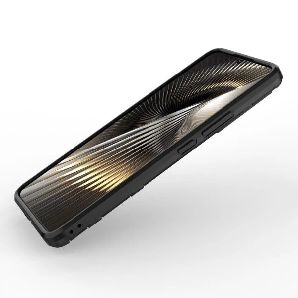 Защитный чехол с подставкой Deexe Bibercas для Xiaomi Poco F6 - Black - Фото 7 Защитный чехол с подставкой Deexe Bibercas для Xiaomi Poco F6 - Black - изображение 7