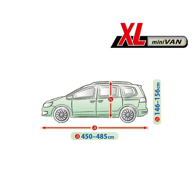 Чехол-тент для автомобиля RENAULT RENAULT Grand Scenic Kegel-Blazusiak Mobile Garage XL Minivan (5-4133-248-3020) - изображение 7