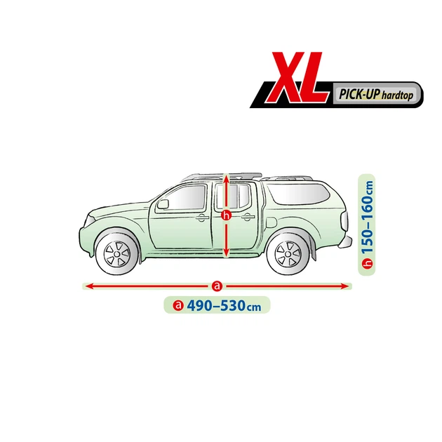 Чехол-тент для автомобиля NISSAN Navara Kegel-Blazusiak Mobile Garage XL Pick Up з кунгом (5-4128-248-3020) - изображение 3
