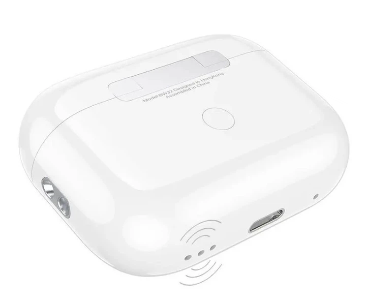 Бездротові навушники Bluetooth BOROFONE BW32 в кейсі, білі - изображение 3