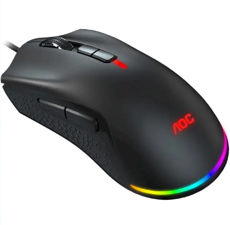 Проводная игровая мышка AOC GM530 16000dpi 7кн RGB PMW3389 Kailh switch Black (GM530B) - Фото 2 Проводная игровая мышка AOC GM530 16000dpi 7кн RGB PMW3389 Kailh switch Black (GM530B) - изображение 2