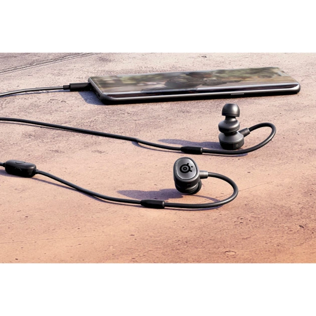 Гарнітура геймерська мобільна SteelSeries Tusq дротова 1.2м Чорний (61650) - Фото 4 Гарнітура геймерська мобільна SteelSeries Tusq дротова 1.2м Чорний (61650) - зображення 4