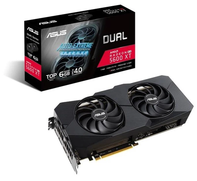 Видеокарта AMD Radeon RX 5600 XT 6GB GDDR6 Dual Evo Asus (DUAL