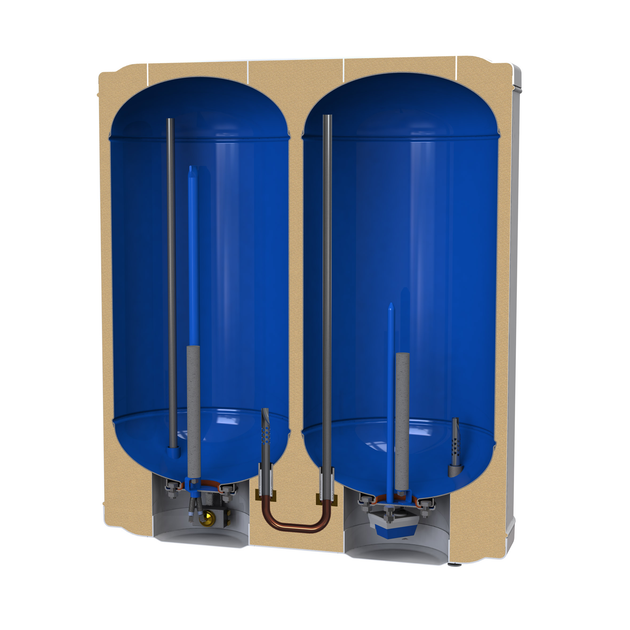 Водонагрівач LEOV LV Flat MR Dry 100l плоский сухий тен (100L Flat MR D) - зображення 2