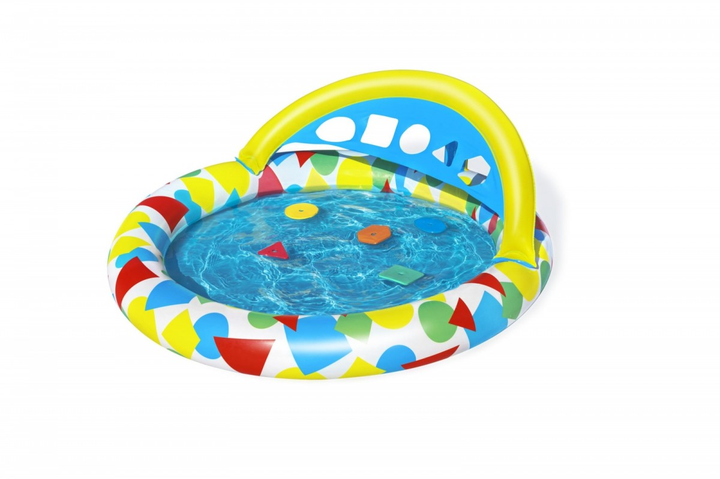 Надувний басейн Bestway Splash & Learn 120 см x 117 см x 46 см (6942138983906) - зображення 1