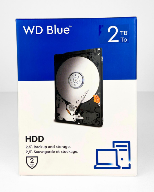 Жесткий диск 2TB Western Digital WD Blue 5400rpm 128MB 2.5