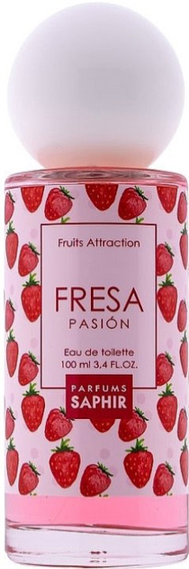 Туалетна вода для жінок Saphir Parfums Fruits Attraction Fresa Pasion 100 мл (8424730014816) - зображення 1