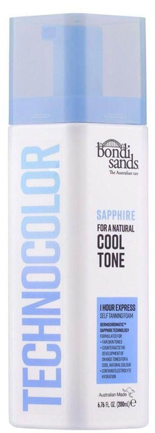 Mus-samoopalacz Bondi Sands Techno Color Sapphire For A Natural Cool Tone 200 ml (0810020173772) - obraz 1