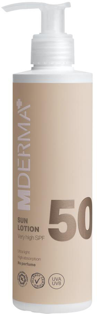 Сонцезахисний лосьйон MDerma SPF 50 200 мл (5709954036534) - зображення 1