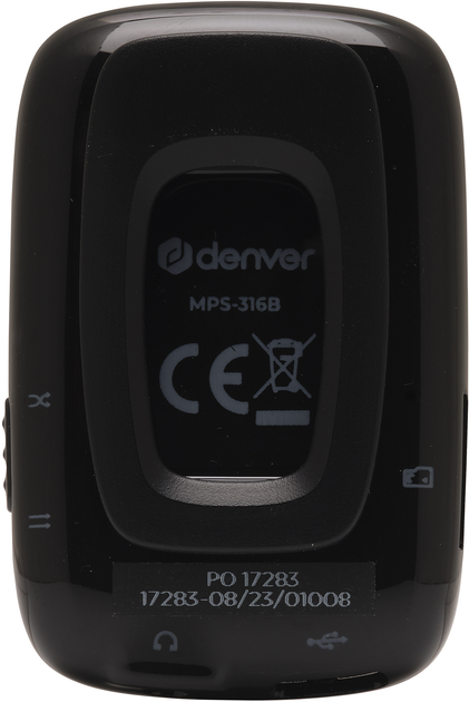 MP3-плеєр Denver MPS-316B сірий - зображення 4