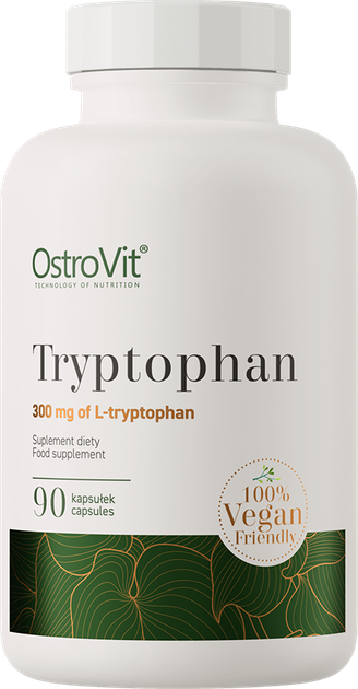 Харчова добавка OstroVit Tryptophan VEGE 90 капсул (5903246224375) - зображення 1