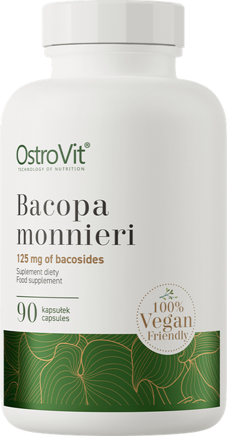 Suplement diety OstroVit Bacopa Monnieri VEGE 90 kapsułek (5903246226607) - obraz 1