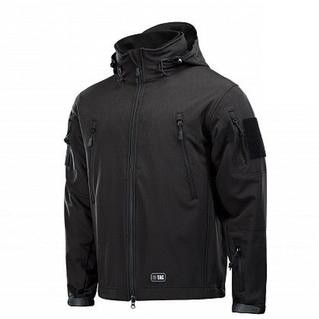 Куртка M-Tac Soft Shell з підстібкою Black Розмір XL - зображення 1