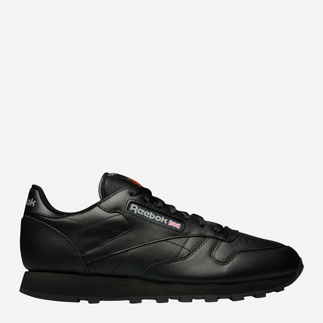 Жіночі кросівки Reebok Classic Leather 2267 34.5 Чорні (889131553490) - зображення 1