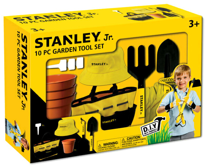 Zestaw narzędzi ogrodowych Stanley Jr 10 elementów (7290016261998) - obraz 1