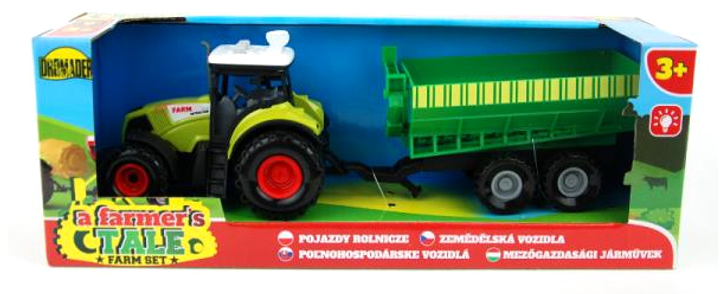 Traktor Dromader 030454 z przyczepą (6900360030454) - obraz 1