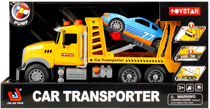 Евакуатор Euro-Trade Mega Creative Car Transporter з легковим автомобілем (5904335846478) - зображення 1