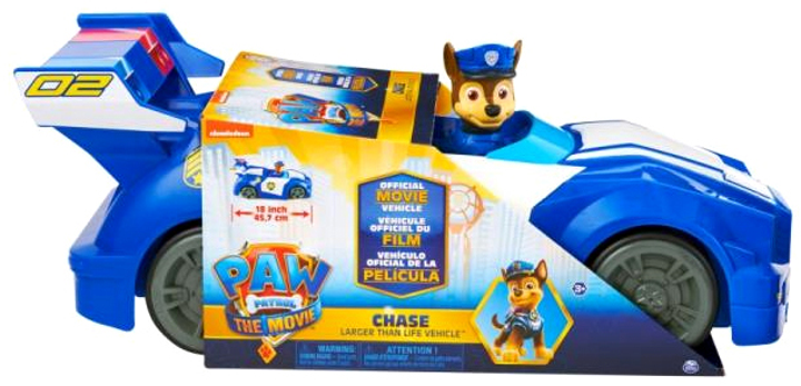 Samochód policyjny Spin Master Paw Patrol The Movie Chase Larger Than Life Vehicle (778988330555) - obraz 1