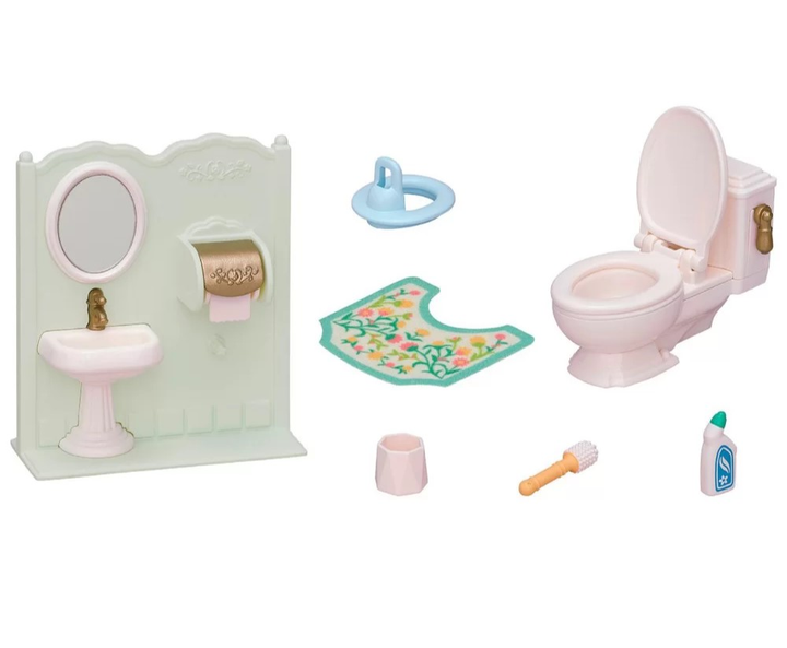 Ігровий набір Epoch Sylvanian Families Toilet (5054131057407) - зображення 3