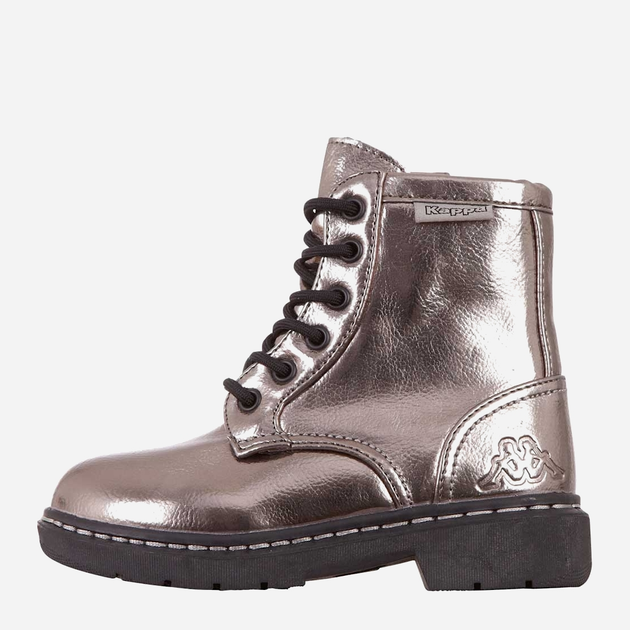 Дитячі демісезонні черевики для дівчинки Kappa Deenish Shine K 260841K-1511 28 Срібний/Чорний (4056142682372) - зображення 3
