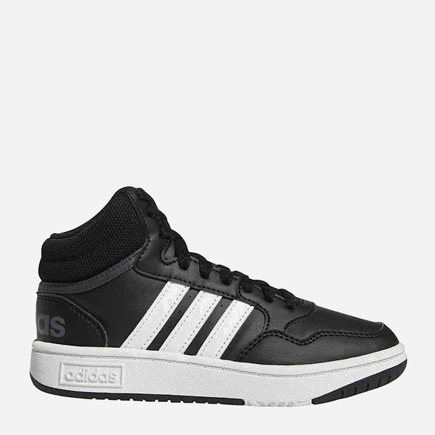 Jesienne trzewiki chłopięce adidas Hoops Mid 3.0 K GW0402 28 Czarne (4065418336154) - obraz 1