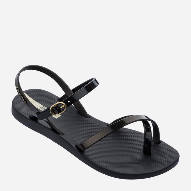Sandały damskie płaskie Ipanema Fashion Sandal 40 Czarne (7909510726796) - obraz 1