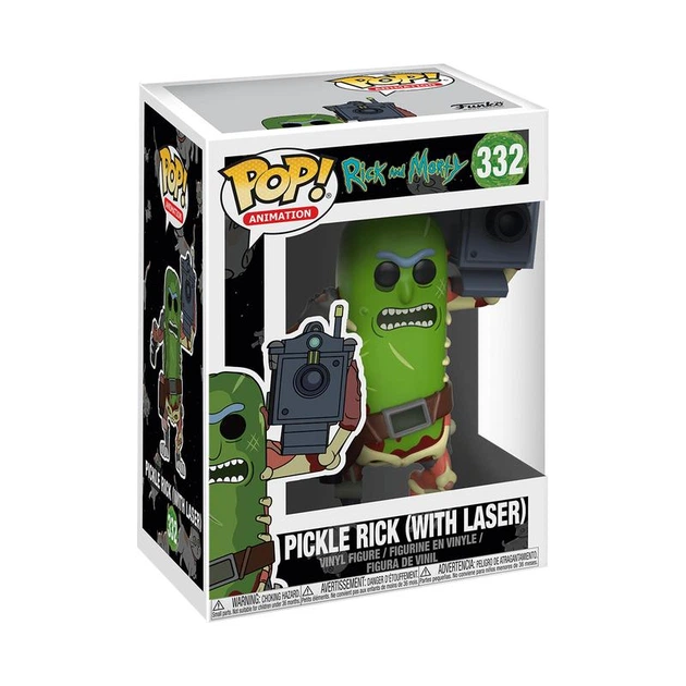 【アメリカ輸入未使用】 Funko pop Rick and Morty 4個 Фигурка Funko Pop! Rick and Morty Pickle Rick with Laser Фанко поп