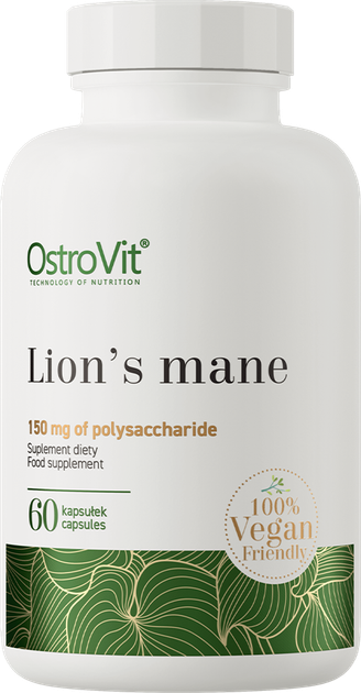 Suplement diety OstroVit Lion's Mane 60 kapsułek (5903933902012) - obraz 1