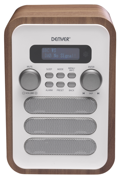 Odbiornik radiowy Denver DAB-48 White (5706751052477) - obraz 3