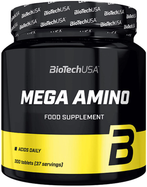 Комплекс амінокислот BioTech Mega Amino 300 таб - зображення 2