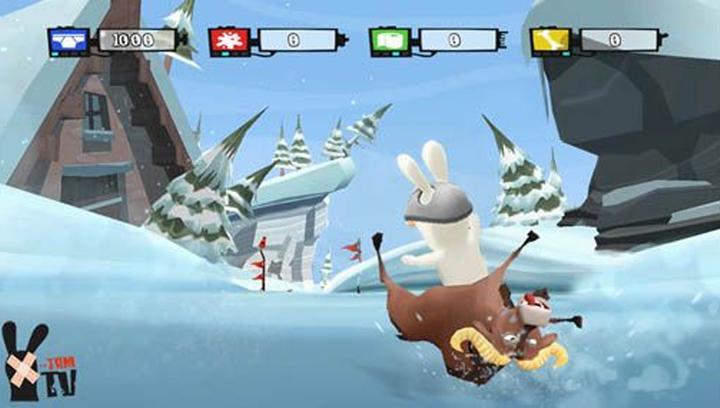 Гра Nintendo Wii Rayman Raving Rabbids: TV Party Europe Англійська Версія Б/У - зображення 6