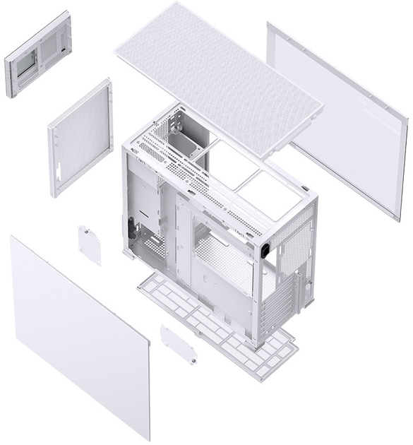 Obudowa Jonsbo D41 MESH Screen White (6970620552583) - obraz 11