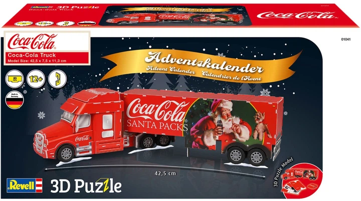 Rozetka.pl | 3D Пазл Revell Adventskalender Coca-Cola Truck 42.5 x
