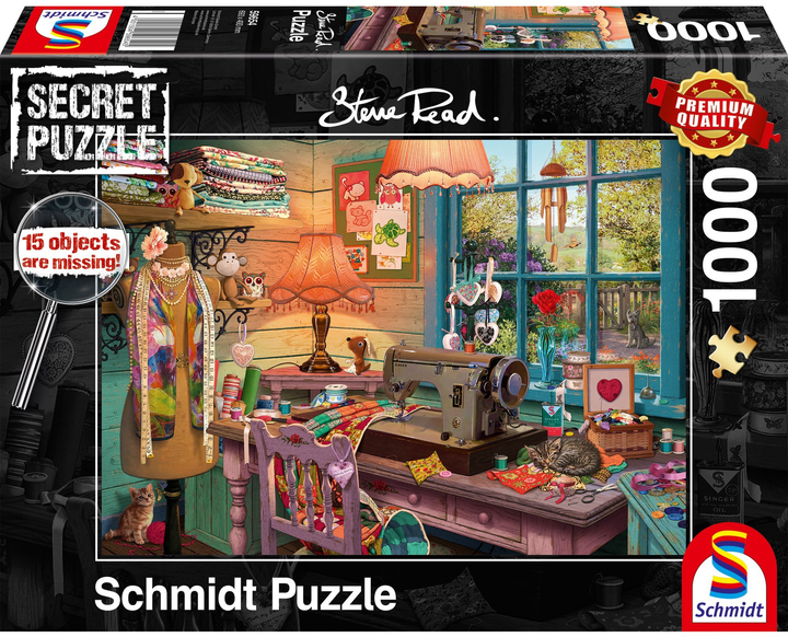 Puzzle Schmidt Steve Read In the Seewing Room 69.3 x 49.3 cm 1000 elementów (4001504596545) - obraz 1