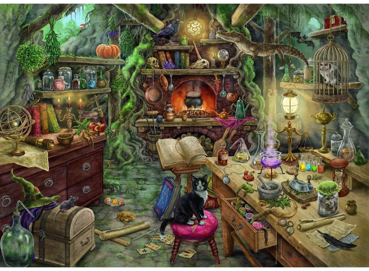 Puzzle Ravensburger Exit In Witch's Kitchen 70 x 50 cm 759 elementów (4005556199525) - obraz 2