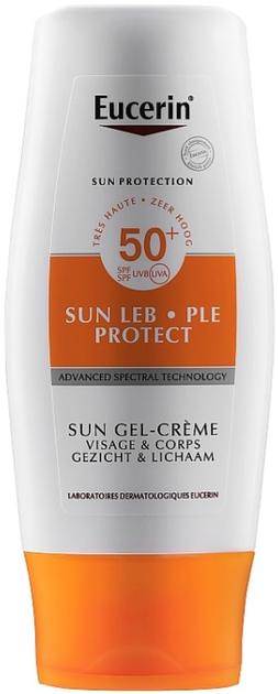 Сонцезахисний крем-гель для тіла Eucerin Leb-ple Protect SPF 50+ 150 мл (4005800030772) - зображення 2