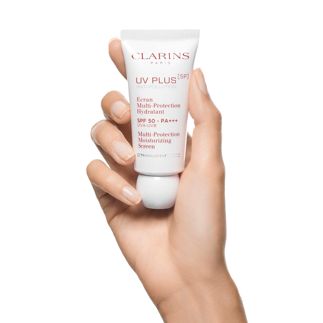 Сонцезахисний крем для обличчя Clarins UV Plus SPF 50 30 мл (3380810424058) - зображення 6