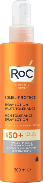 Сонцезахисний спрей-лосьйон Roc Soleil-Protect High Tolerance SPF 50 200 мл (1210000800190) - зображення 1