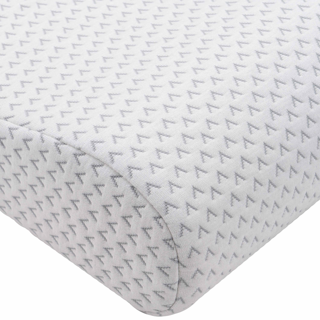 Подушка ортопедична Ardesto Sleepwell Memory foam Хвиля Білий 60х40х11/9 см (ART6040COP) - зображення 3