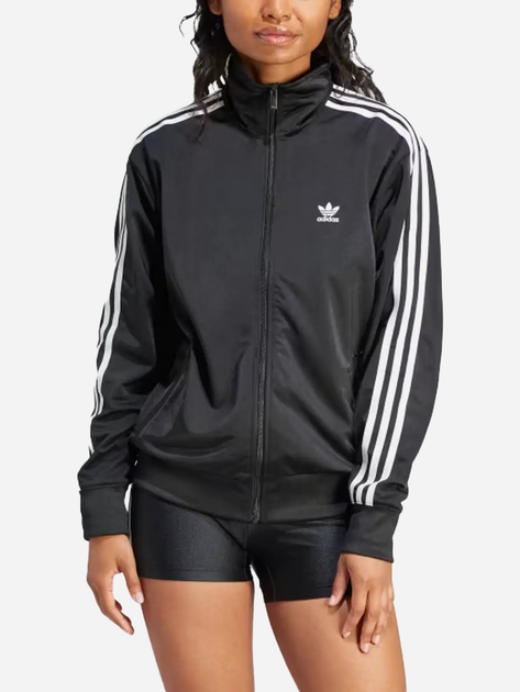 Спортивна кофта жіноча adidas Adicolor Loose Firebird IT7405 L Чорна (4066757348884) - зображення 1