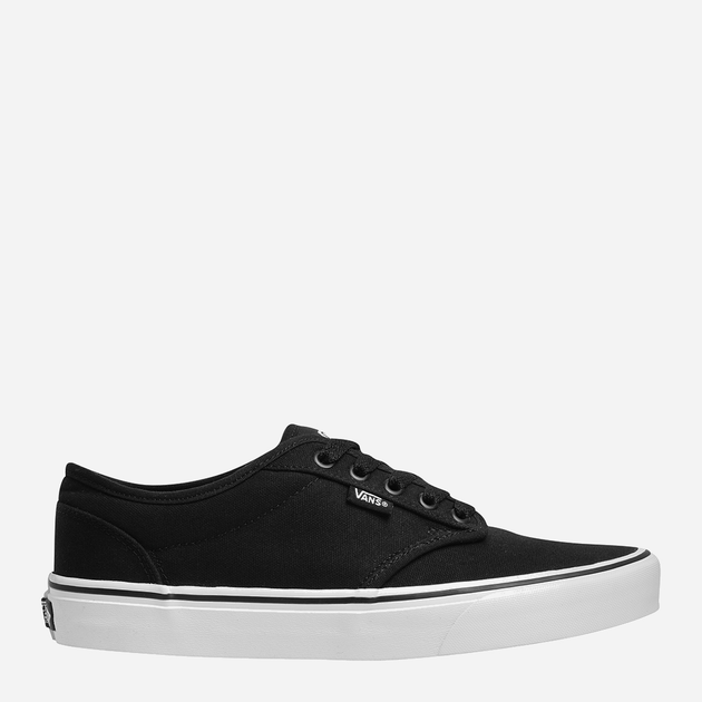 Tenisówki męskie do kostki Vans Atwood Canvas 45 (11.5US) Czarny/Biały (766182062730) - obraz 1