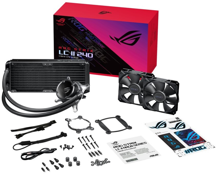 Система водяного охолодження ASUS ROG Strix LC II 360 Black (90RC00F0-M0UAY4) - зображення 5