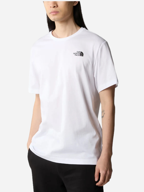 T-shirt bawełniany męski The North Face S/S Redbox NF0A87NPFN4 XL Biały (196575424782) - obraz 1
