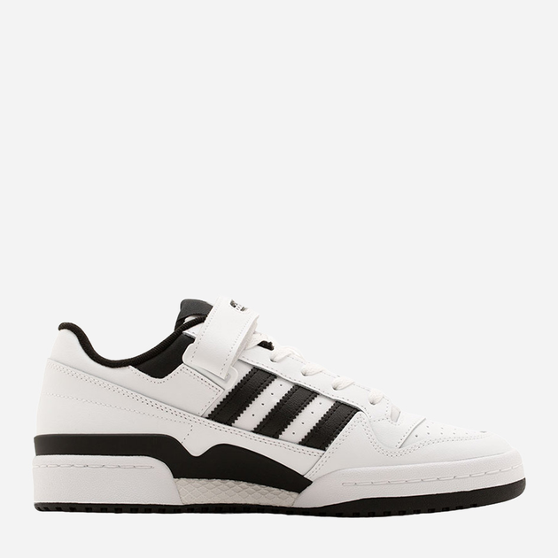 Tenisówki męskie skórzane adidas Forum Low FY7757 44.5 (10UK) Czarny/Biały (4064037254290) - obraz 1