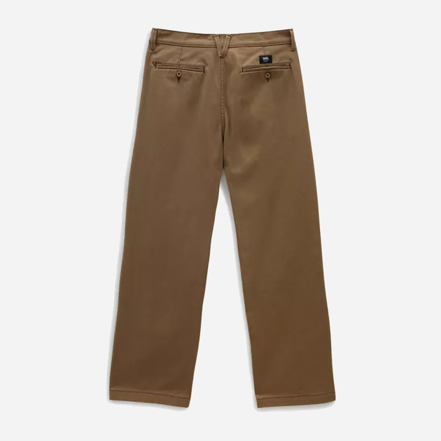 Spodnie męskie chinosy Vans Authentic Chino Loose VN0A5FJBDZ9 33 Brązowe (195437422379) - obraz 9