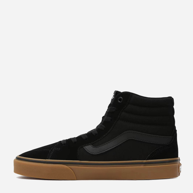 Чоловічі кеди високі Vans MN Filmore Hi 43 (10US) Чорний/Коричневий (196011212058) - зображення 4