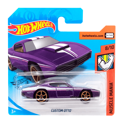 Машинка Базовая Hot Wheels Custom Otto GHD11 Muscle Mania Purple